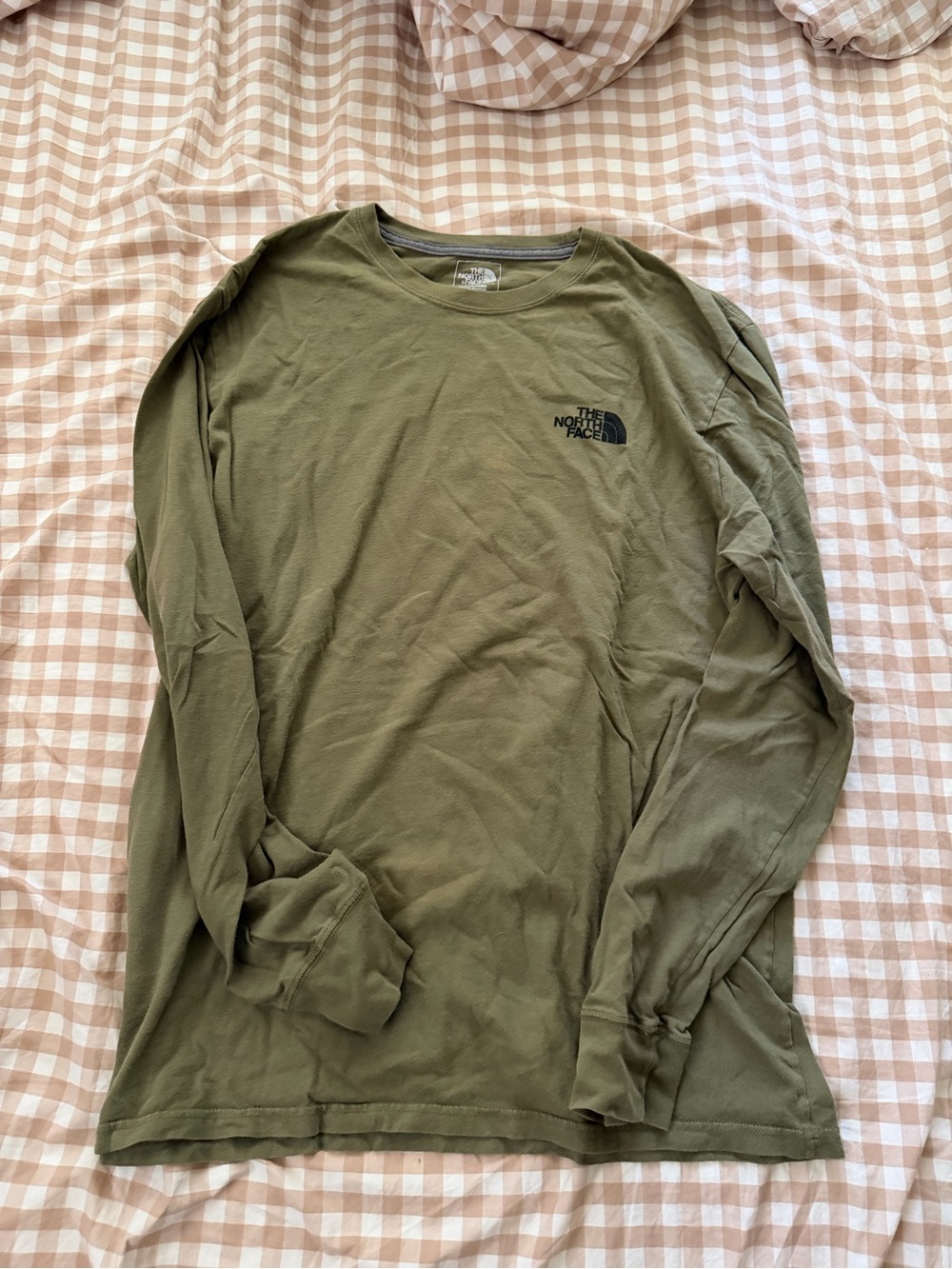 The North Face Men's Long Sleeve Crew Tee - Olive